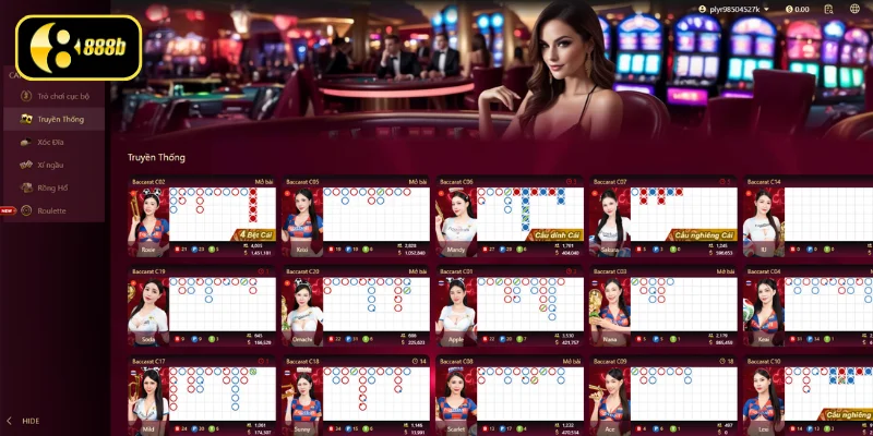 Bộ sưu tập game hấp dẫn của Sexy Casino 888B