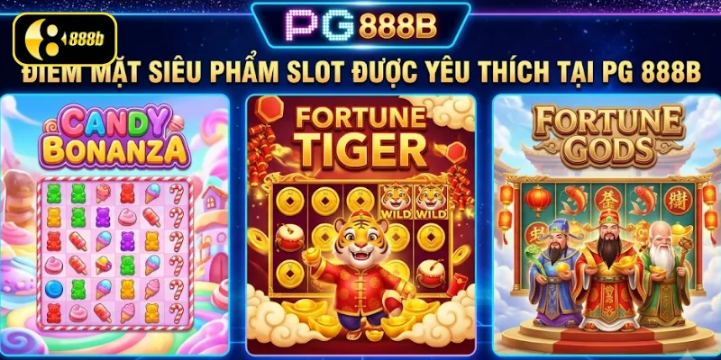Chiêm ngưỡng game slot hot tại PG 888B
