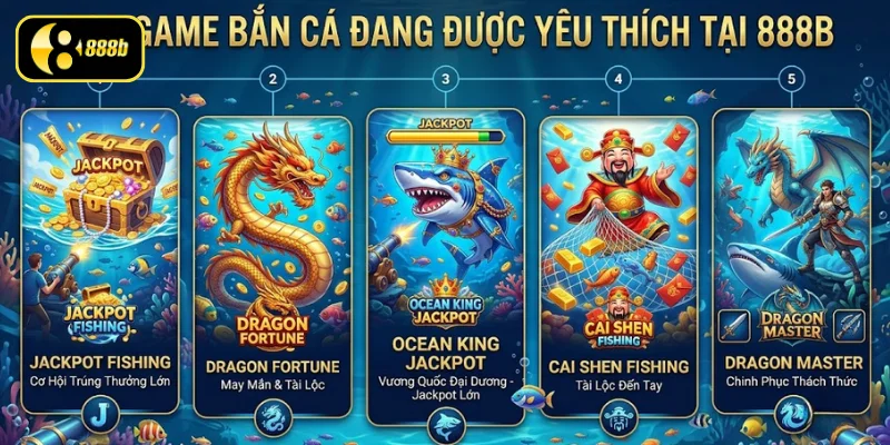 Hé lộ siêu phẩm bắn cá hấp dẫn tại 888B