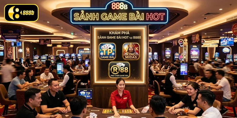 Khám phá sảnh game bài HOT tại 888B