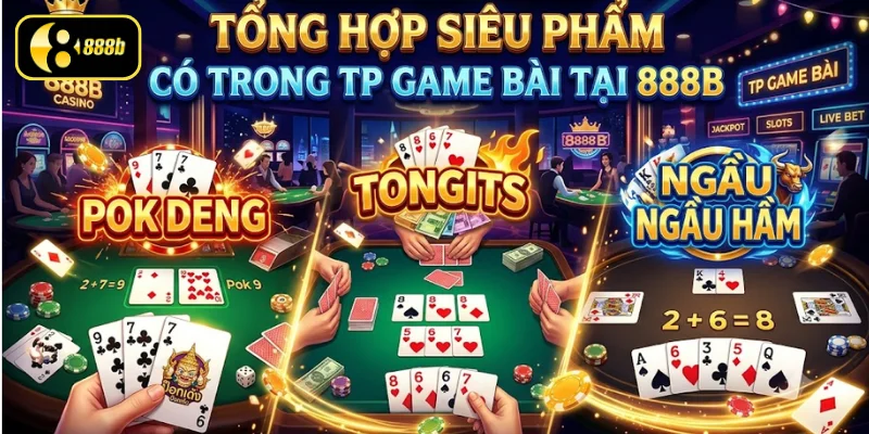 Tổng hợp siêu phẩm có trong TP game bài tại 888B